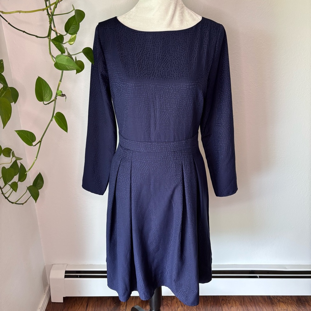 ModCloth Navy Blue Open Back Dress Size S